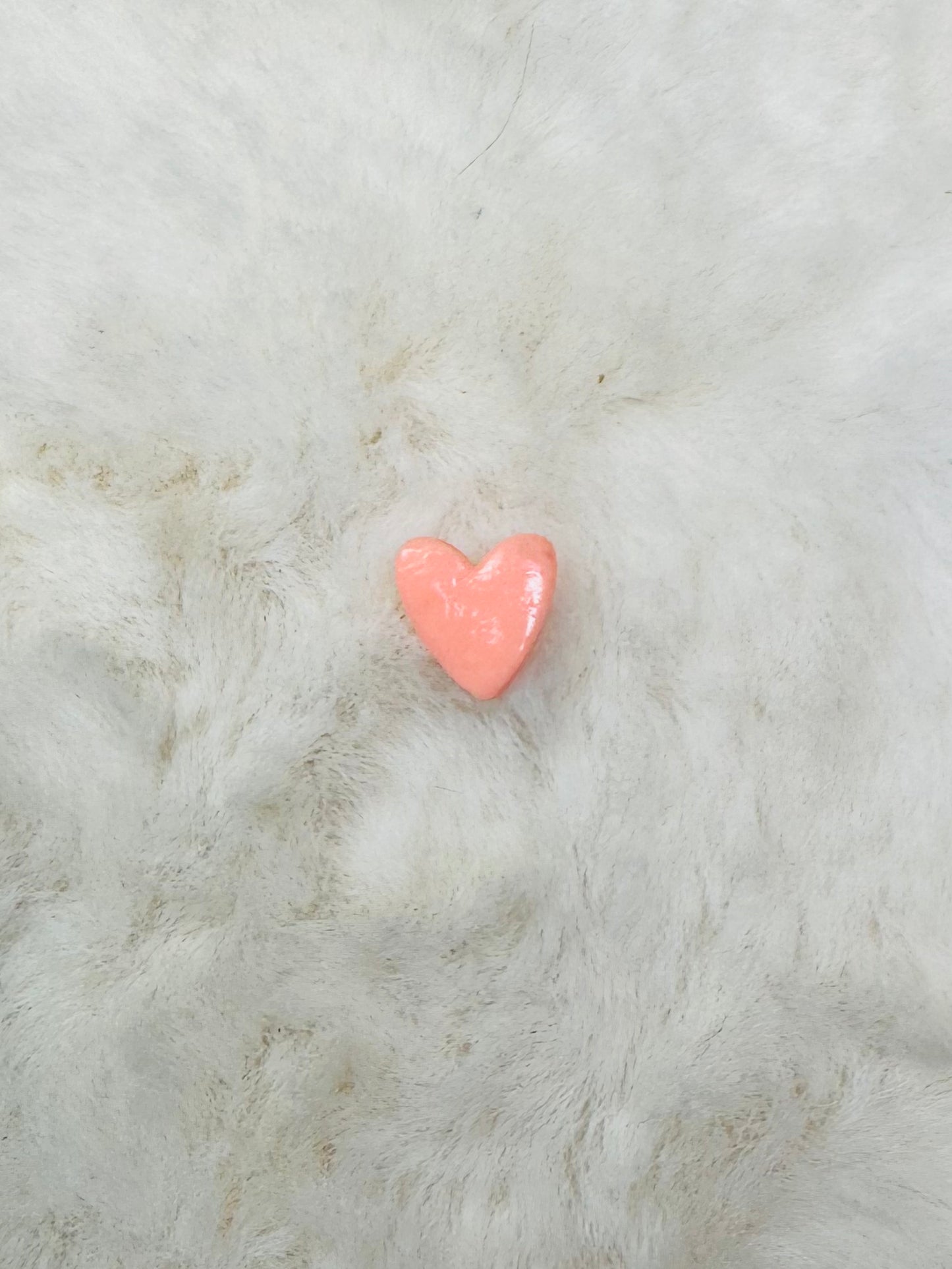 Charms coeur rose clair